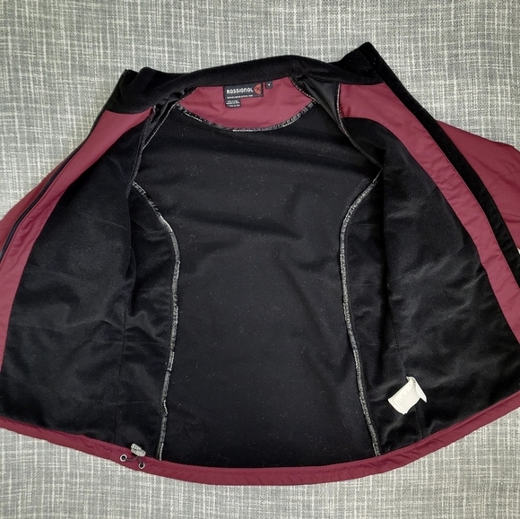 Rossignol Toura Fitted Softshell Athletic Jacket Blackberry Red Women's M - Picture 5 of 15